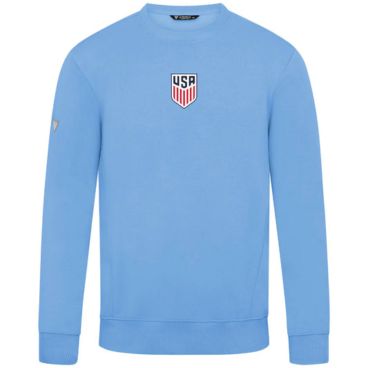 USMNT Levelwear Zane Chenille Sweatshirt - Light Blue