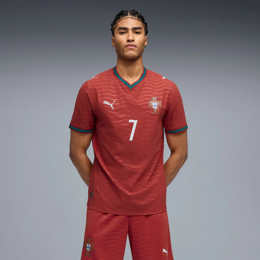 Cristiano Ronaldo Portugiesische Nationalmannschaft Puma 2026 Heimtrikot Authentic - Rot