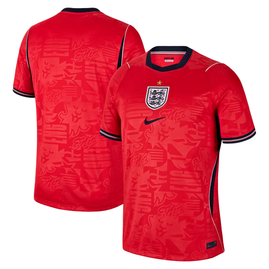England National Team Nike 2026 Away Stadium Replica Jersey - Red