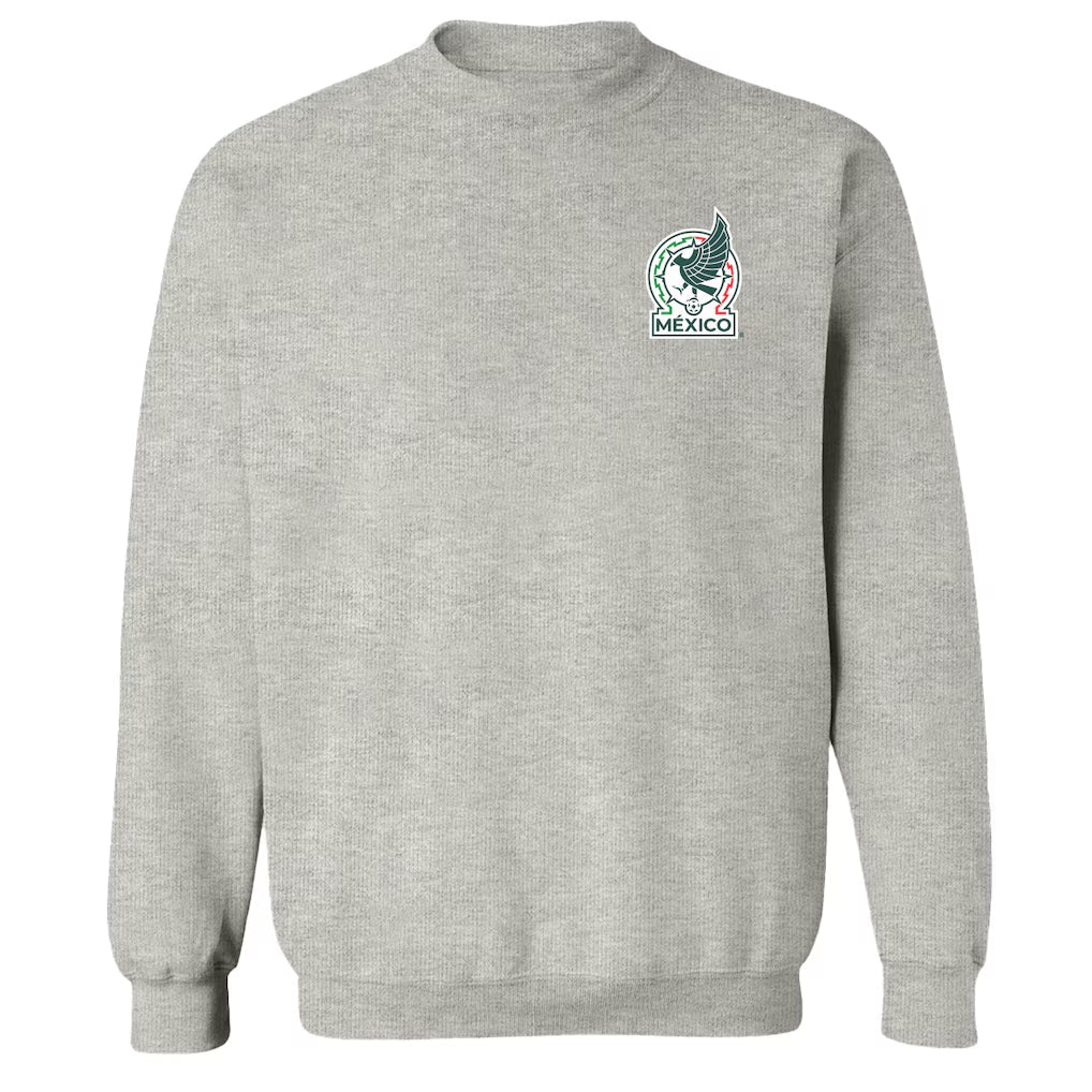 Mexiko Nationalmannschaft Vive La Fete Damen Impressions Artwork Pullover Sweatshirt - Grau