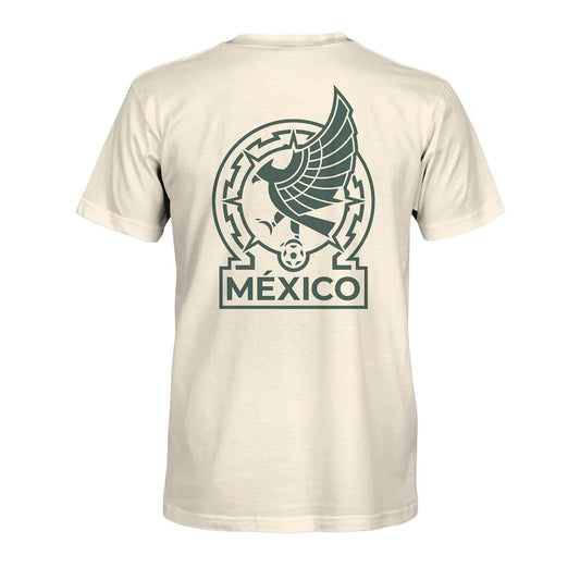 Mexiko Nationalmannschaft 1863FC Großes Logo Heavyweight T-Shirt – Creme