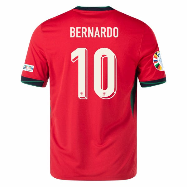 Portugal #10 Bernardo Home Jersey 2024