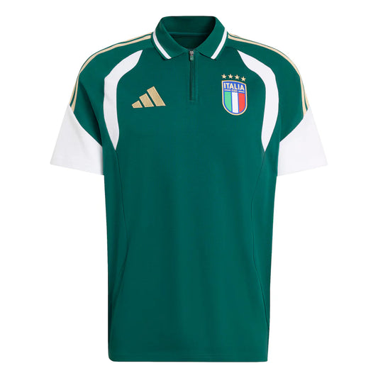 Italienische Nationalmannschaft adidas Tiro Trainings-Poloshirt 2026 – Grün