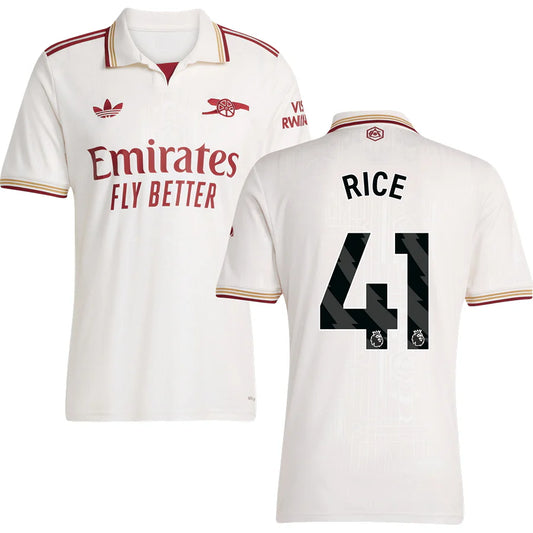Arsenal Drittes Trikot Nr. 41 RICE 2025/26 Erwachsene