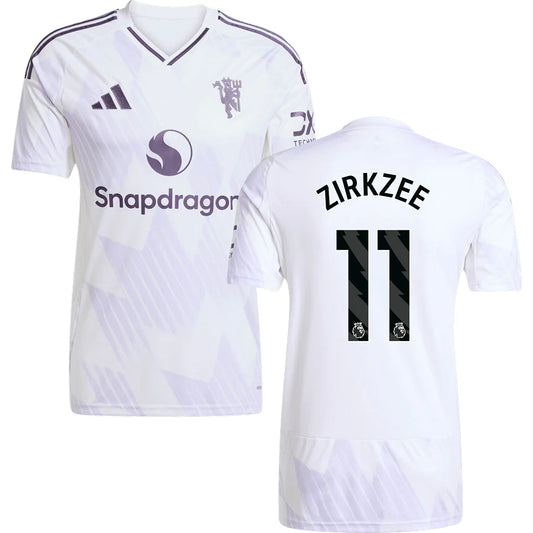 Manchester United #11 ZIRKZEE Auswärtstrikot 2025/26 Erwachsene