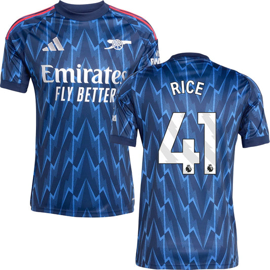 Arsenal Auswärtstrikot #41 RICE 2025/26 Erwachsene