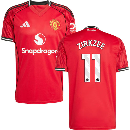 Manchester United #11 ZIRKZEE Heimtrikot 2025/26 Erwachsene