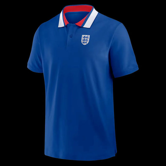 England National Team Fanatics Crest Polo - Blue