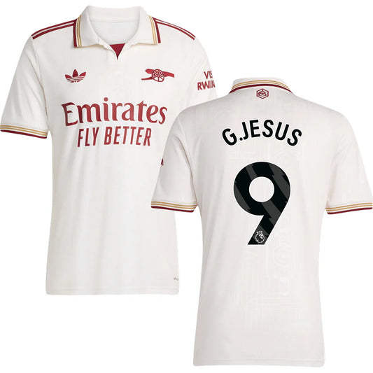 Arsenal Auswärtstrikot Nr. 9 G.JESUS 2025/26 Erwachsene