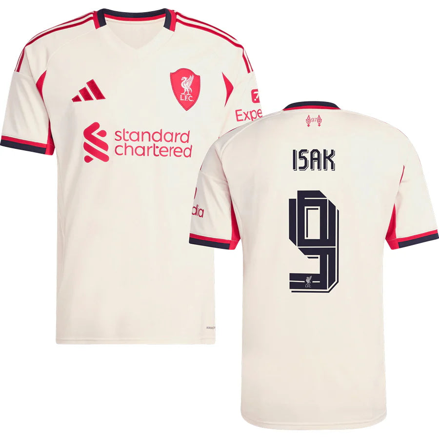 Liverpool Away #9 ISAK Jersey 2025/26 Adults