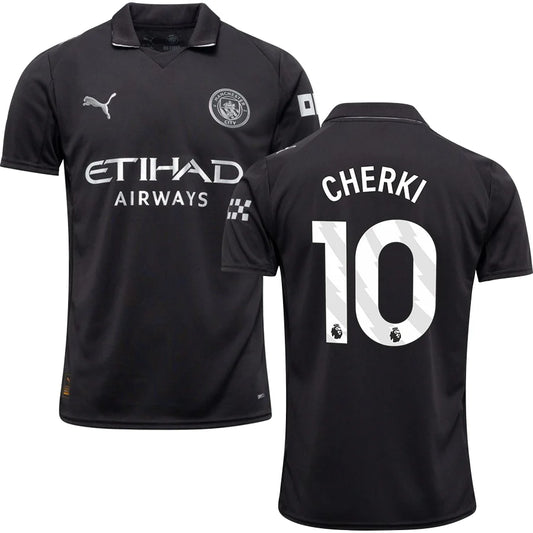Manchester City Auswärts #10 CHERKI Trikot 2025/26 Erwachsene
