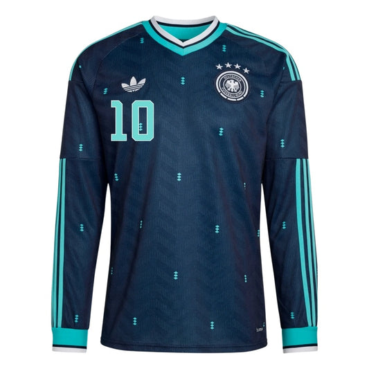 Herren Deutschland 2026 Auswärts-WM Langarmtrikot Nr. 10 Musiala