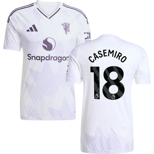 Manchester United #18 CASEMIRO Auswärtstrikot 2025/26 Erwachsene