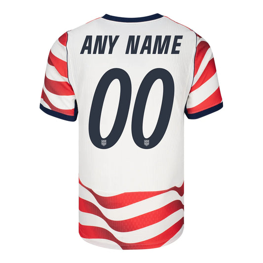 Youth Nike USMNT 2026 Personalized Stripes Stadium Jersey