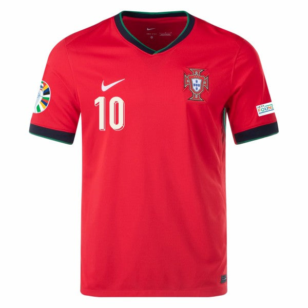 Portugal #10 Bernardo Home Jersey 2024