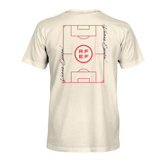 Spanische Nationalmannschaft 1863FC Own the Pitch Heavyweight T-Shirt – Creme