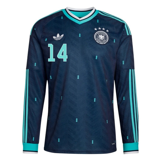 Herren Deutschland 2026 Auswärts-WM Langarmtrikot #14 Adeyemi
