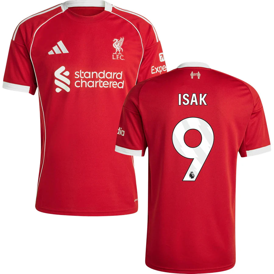 Liverpool Home #9 ISAK Jersey 2025/26 Adults